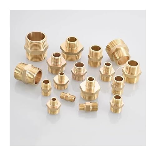 NHKSFBLQ M8 M10 M12 M14 M16 M18 M20 1/8" 1/4" 3/8" 1/2" Male Thread Reducing Nipple Pipe Fitting Adapter Coupler Coupling Reducer(M16x1.5-BSP1I2) von NHKSFBLQ