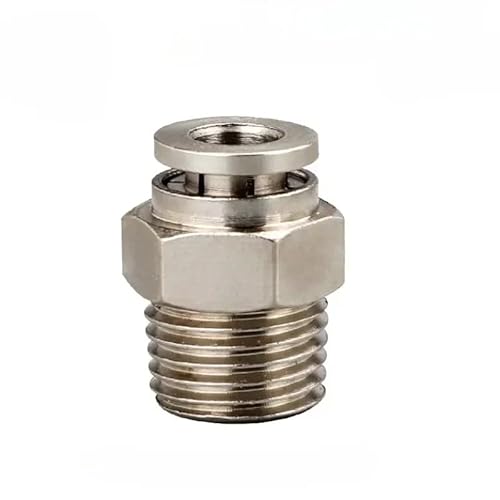 NHKSFBLQ PC PB PL 4-16mm OD M5 M6 1/8" 1/4" 3/8" 1/2" Male Female Elbow Pneumatic Air Fitting Brass Push to Quick Release(PC BSPT,6-M5 (6mm-M5x0.8mm)) von NHKSFBLQ