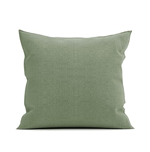 Heckett Lane Flanell Kissenbezug Franela Bottle Green 50x50 cm von NHL