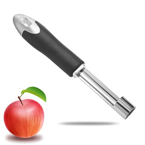 NHPY apfelentkerner,apfelausstecher,apfelausstecher Edelstahl,2 Stück, verschleißfest und rostfrei, ergonomisch, Kerne aus Früchten und Melonen entfernen, für den Küchengebrauch geeignet von NHPY