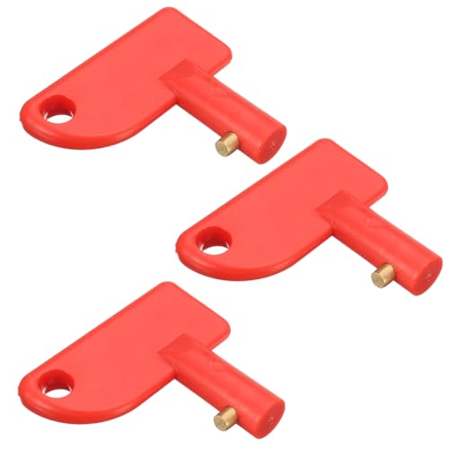 Batteria Principale Interruttore 12V/24V stacca batteria 12v stacca batteria per auto stacca batteria Staccabatteria Isolatore con Chiavi Battery Switch Disconnessione per Auto Barca Camion Rosso von NHQZ