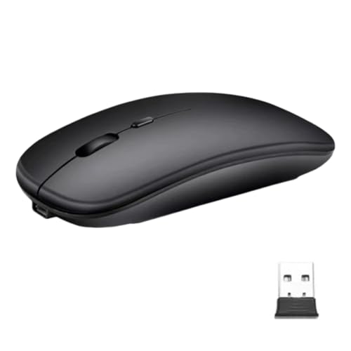 NHQZ Maus Kabellos 2,4 GHz-USB Funkmaus Bluetooth Maus 1600 DPI Optical Tracking Wiederaufladbare Gaming Wireless Mouse mit 7 Farben LED-Licht NHQZ Maus Kabellos 2,4 GHz-USB Funkmaus Bluetooth Maus 1600 DPI Optical Tracking Wiederaufladbare Gaming Wireless Mouse mit 7 Farben LED-Licht von NHQZ