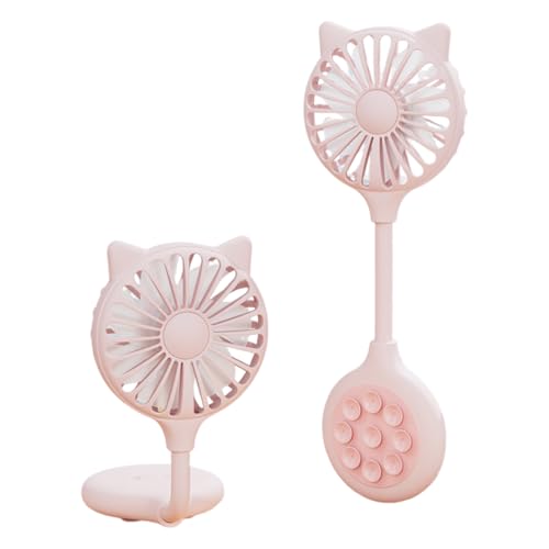 NHQZ Siemen Mini Fan USB Rechargeable 3 speeds compact with Suction Cups for Phones Tables pink NHQZ Siemen Mini Fan USB Rechargeable 3 speeds compact with Suction Cups for Phones Tables pink von NHQZ