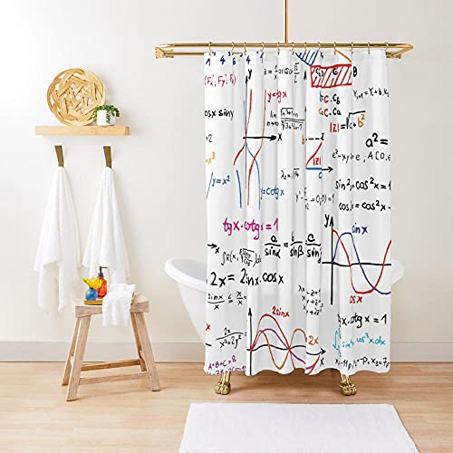 Duschvorhang Der mathematische Formel-Duschvorhang kann den Duschvorhang Lernen von NHSY