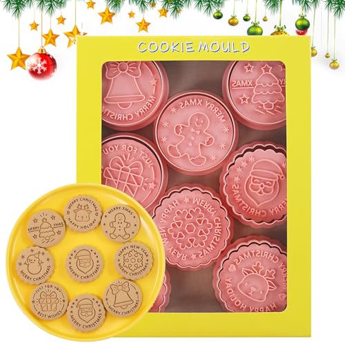 Ausstechförmchen Weihnachten,Weihnachten Keksausstecher,Plätzchen Ausstecher,Fondant Ausstechformen,Plätzchenformen für Kinder,Cookie Backen Form Set von NHTJTHE
