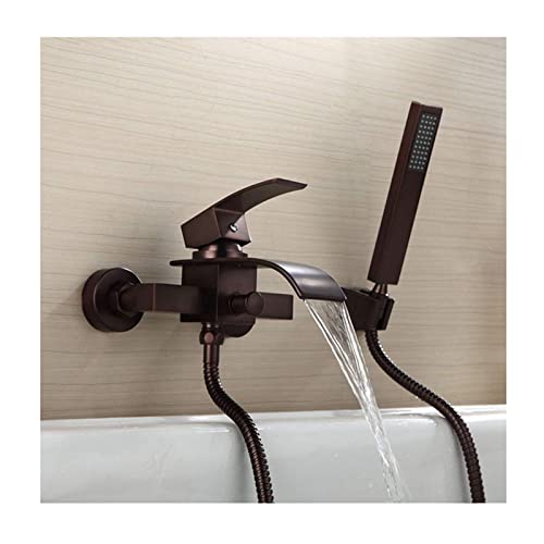 Badewanne Leitungswasserfall mit Handduschenkopf, Kugelbadewanne mit einzigartigem Griff Tapete für Badezimmer -Hintergrundbilder Badewanne Leitungswasserfall mit Handduschenkopf, Kugelbadewanne mit einzigartigem Griff Tapete für Badezimmer -Hintergrundbilder von NHYHEHMR