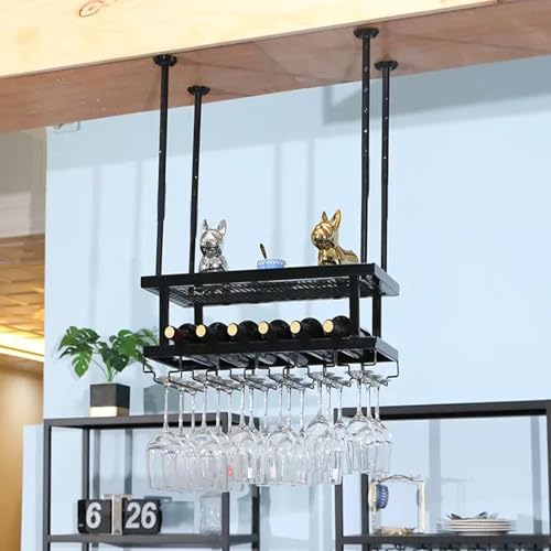 Bar Deckenschelfglas Race Weinregal, moderne hängende Weinregale, Weinflaschen Display Lagerregal, kommerzielles Restaurant schwimmender Weinhalter, stilvolle Hausweinflaschen Wandweinregale (150 cm) Bar Deckenschelfglas Race Weinregal, moderne hängende Weinregale, Weinflaschen Display Lagerregal, kommerzielles Restaurant schwimmender Weinhalter, stilvolle Hausweinflaschen Wandweinregale (150 cm) von NHYHEHMR