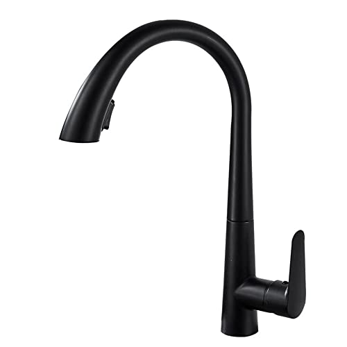 Kitchen Faucets with Pull Out Spray Brass 360° Rotation 2 Functions Nozzle Hot Water and Cold Water Single Hole Kitchen Mixer Faucet-Grey Kitchen Faucets with Pull Out Spray Brass 360° Rotation 2 Functions Nozzle Hot Water and Cold Water Single Hole Kitchen Mixer Faucet-Grey von NHYHEHMR