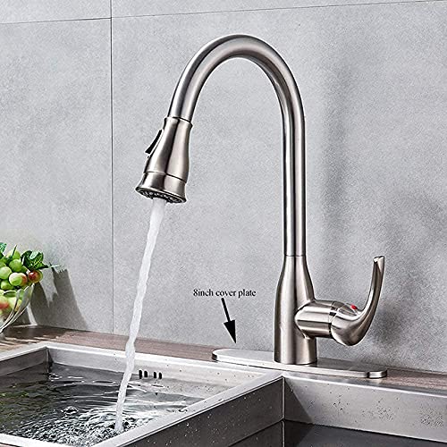 Küchenmischung Tipp, gebürstete Nickle Küchenhahn zeichnet den Küchenmixer Rotary Tap Kitchen Spüle Haken, schwarze Bronze (schwarze Bronze) von NHYHEHMR