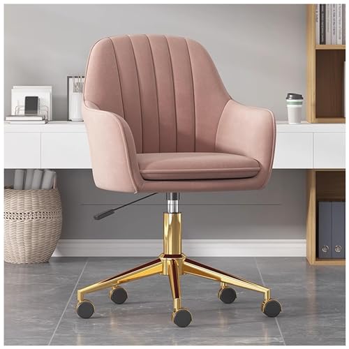 NHYHEHMR Ergonomic Home Office Stuhl 360 ° Drehrollender Schreibtischstuhl mit bequemer Rückenlehne Height Verstellbarer Computer Sessel für Wohnzimmer Schlafzimmer Eitelkeitsstudium von NHYHEHMR