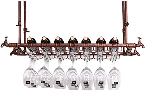 NHYHEHMR F Bareinheit mit Einstellbarer Höhe Weinregale Wandmontage Weinglashalter Stemware Organizer Weinflaschenhalter Deckenweinregale und Wandregal Lagerregal von NHYHEHMR
