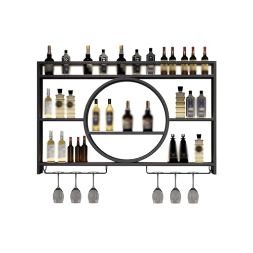 NHYHEHMR Industriellem Wandmontage -Displayregal mit Licht für Weinflaschen Gold Küchenbar Dekoration Flaschenlagerregal NHYHEHMR Industriellem Wandmontage -Displayregal mit Licht für Weinflaschen Gold Küchenbar Dekoration Flaschenlagerregal von NHYHEHMR