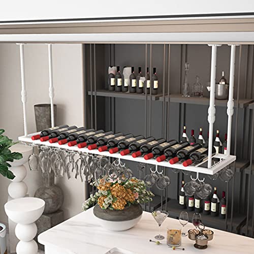 NHYHEHMR Weinregal Decke Weinregale Hängende Weinglashalter Eisen Wandmontage Weinhalter verkehrther NHYHEHMR Weinregal Decke Weinregale Hängende Weinglashalter Eisen Wandmontage Weinhalter verkehrther von NHYHEHMR