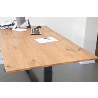 Schreibtisch Elektrisch Höhenverstellbar Bürotisch Büroeinrichtung Büro Tisch Eiche Metall Massiv Einrichtung Schreibtisch Elektrisch Höhenverstellbar Bürotisch Büroeinrichtung Büro Tisch Eiche Metall Massiv Einrichtung von NHinterieur
