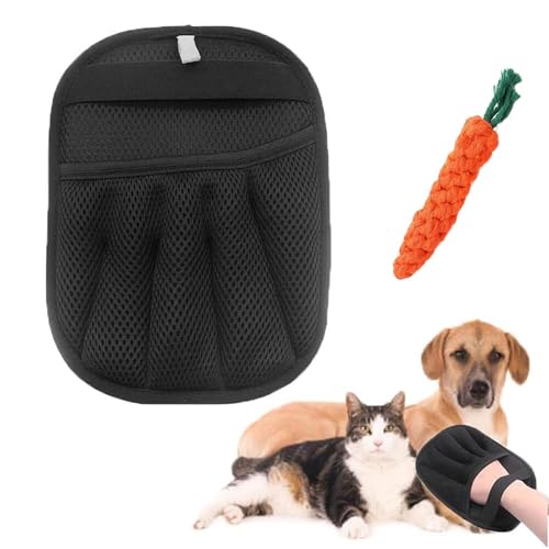 Handschuh zur Tierhaarentfernung, Hunde- und Katzenhaarhandschuhe zur Haarentfernung, wiederverwendbare Fellpflegehandschuhe for Haustiere, waschbarer elektrostatischer Handschuh zur Tierhaarentfernun Handschuh zur Tierhaarentfernung, Hunde- und Katzenhaarhandschuhe zur Haarentfernung, wiederverwendbare Fellpflegehandschuhe for Haustiere, waschbarer elektrostatischer Handschuh zur Tierhaarentfernun von NIANE