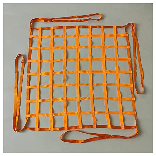 NIANTONG Heben Net-Flat Polyester Sling Heben Net-Cargo Lfting Net-Heben Net Tasche Mesh Flach Sling Heben Frachtnetz 10cm Quadratische Mesh(Size:1000kg/2204.6lb) von NIANTONG