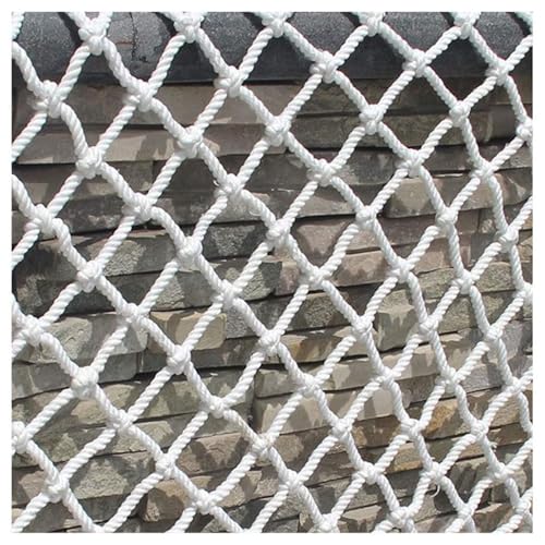NIANTONG Schutznetz Sicherheitsnetz Nylon Ladungs Seilnetz Kindersicherheitsnetz Abnehmbar, Balkon Dekoration Netz Schutznetz Kindergartentreppe Anti-Fall Hanfseil Zaun Katze Netz(Size:2 * 6M) von NIANTONG