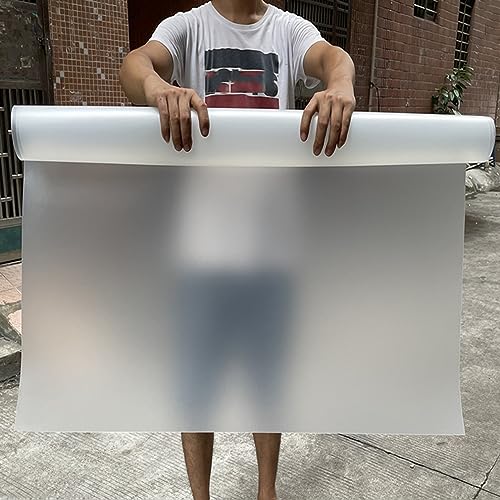 NIANXINN Balkon-Sichtschutz,Balkonverkleidung,Anti-Peeping-Balkonabdeckung,Mattierte Acryl-Kunststoffplatte,Wetterfester Sonnenschutz,für Fenster Balkongeländer Garten Terrassen Zaun (100x200cm) von NIANXINN