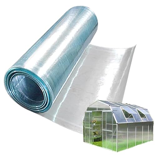 NIANXINN Polycarbonat Dachplatte Gewächshaus Platten,Leicht Zu Schneiden 0.8mm Glasfaser-Platte,Regenfeste,UV-Schutz Tageslichtplatten Stegplatten Ersatzplatten für terrassenüberdachung (1.2x5m) von NIANXINN