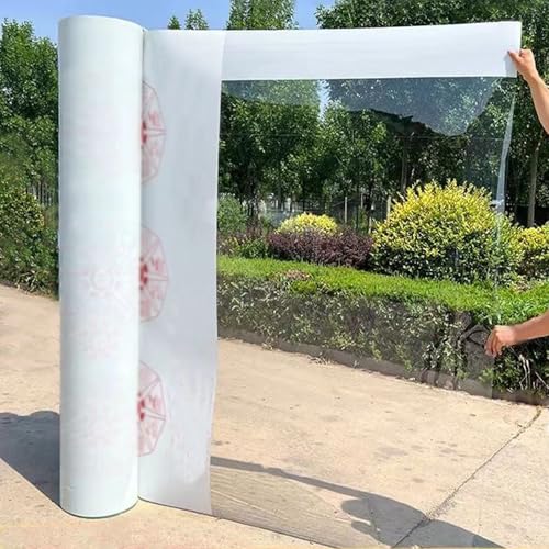 NIANXINN Transparente Kunststoffplatte aus Polycarbonat,1mm Dick Dachplatten,UV-Schutz,Regenschutz Gewächshausplatten,Leicht zu Schneidende und zu Biegende PC Endurance Board (80cm x 150cm) von NIANXINN