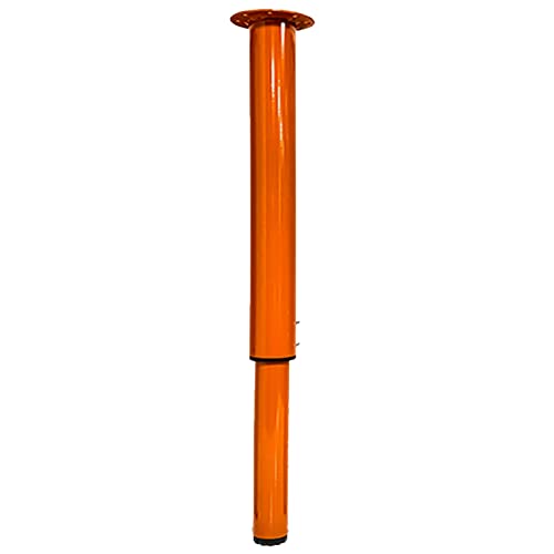 NIANXINN Verstellbare Möbelfüße,1 Stück Teleskop-Bar-Tischbeine,Eisen-Küchenarbeitsplatte Frühstücksbar Push-Pull-Lift Metallbeine,für Esstische Schreibtisch-Stützfüße (51.5-94.5cm,Orange) von NIANXINN