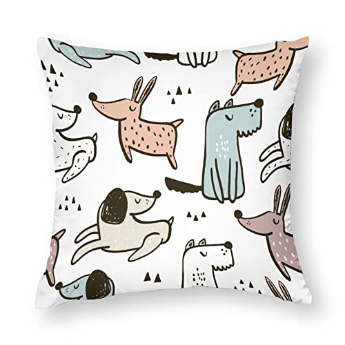 Kissenbezug für Kinder, 55,9 x 55,9 cm, weiches Polyester, quadratisch, für Wohnzimmer, Sofa, Couch, Bett, 1 Stück Kissenbezug für Kinder, 55,9 x 55,9 cm, weiches Polyester, quadratisch, für Wohnzimmer, Sofa, Couch, Bett, 1 Stück von NIBABAEU