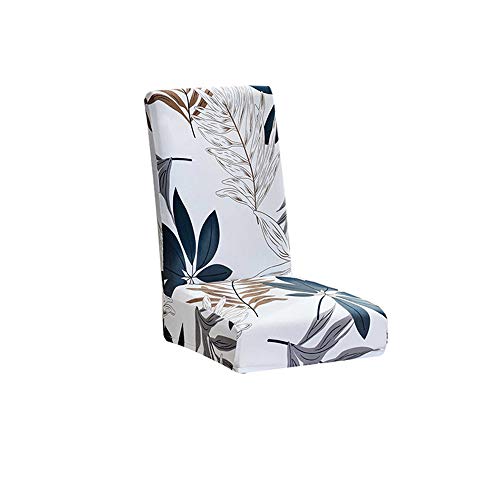 NIBESSER 6 Stück Stuhlhussen Stretch Stuhlbezug elastische Moderne Husse Dekoration Stuhlüberzug für Universelle Passform von NIBESSER