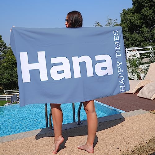 Badetuch mit Namen Groß Strandtuch 80x160cm Schnelltrocknend Duschtuch Personalisierte Strandtuch Saunatuch Badehandtuch Badetuch mit Namen Groß Strandtuch 80x160cm Schnelltrocknend Duschtuch Personalisierte Strandtuch Saunatuch Badehandtuch von NIBESSER