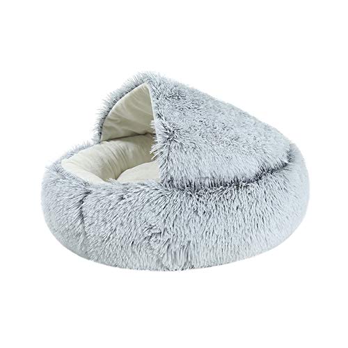 NIBESSER Flauschiges katzenbett weiches katzenhöhle Hundbett warm Schlafbett Katze Hundesofa Katzensofa Winter Geeignet für Katzen und Hunde von NIBESSER