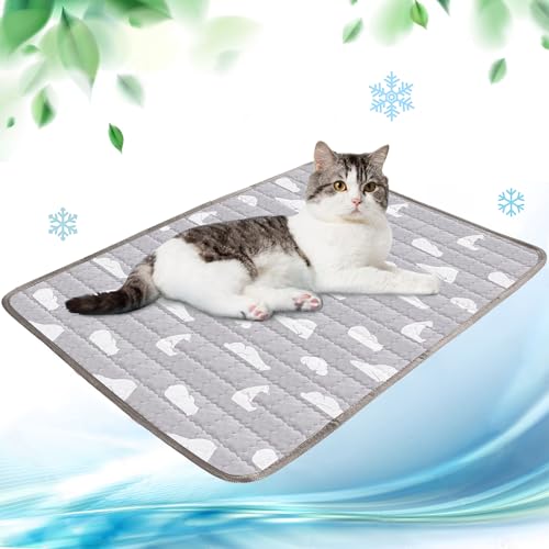 NIBESSER Kühlmatte für Hunde Pet Dog Cooling Mat Sommer Selbstkühlende Matte Hunde Katzen Haustier Kühlmatte Natürlich NIBESSER Kühlmatte für Hunde Pet Dog Cooling Mat Sommer Selbstkühlende Matte Hunde Katzen Haustier Kühlmatte Natürlich von NIBESSER