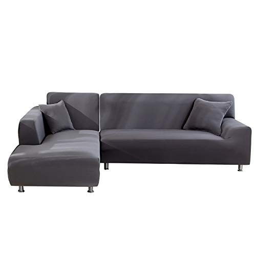 NIBESSER Sofabezug Sofaüberwürfe für L-Form Sofa elastische Stretch Sofabezug Sofa Überzug Sofa Abdeckung von NIBESSER