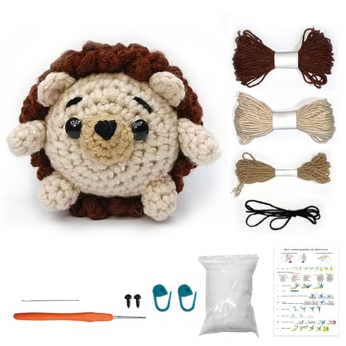 NIBESSER Tiere Häkelset für Anfänger Häkelnadel Set Komplett Crochet Set mit Häkelnadeln Garn Schritt-für-Schritt-Videoanleitung 2mm Häkelnadeln DIY Handarbeiten Kinder Erwachsene NIBESSER Tiere Häkelset für Anfänger Häkelnadel Set Komplett Crochet Set mit Häkelnadeln Garn Schritt-für-Schritt-Videoanleitung 2mm Häkelnadeln DIY Handarbeiten Kinder Erwachsene von NIBESSER