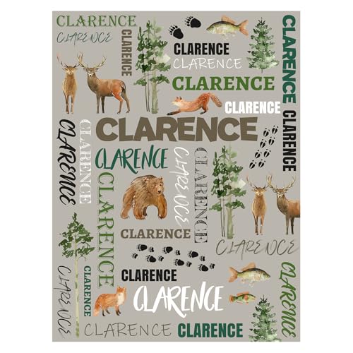 Personalisierte Babydecke mit Namen oder Wunschtext Kuscheldecke Flauschige Personalisierte Baby Geschenke Geburt Kinderdecke Namensdecke Tier Elefant Panda Besticktes Geschenk für Mädchen und Junge von NIBESSER