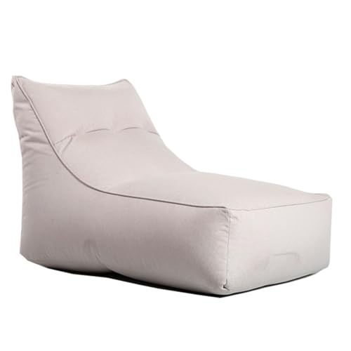 NIBHZ Sitzsack, grau, feiner Cord-Sitzsack, großer Sitzsack für Erwachsene (ohne Füllstoff),beige-90x70x70cm von NIBHZ