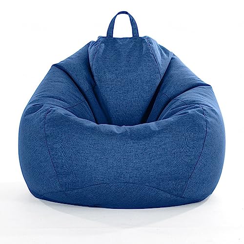 NIBHZ Sitzsack-Bezug, Sitzsack-Stühle, Sofa-Bezug, Sitzsack-Stuhl Ohne Füllung, Sitzsack, Groß, Innendekoration,blue-70cmx80cm von NIBHZ