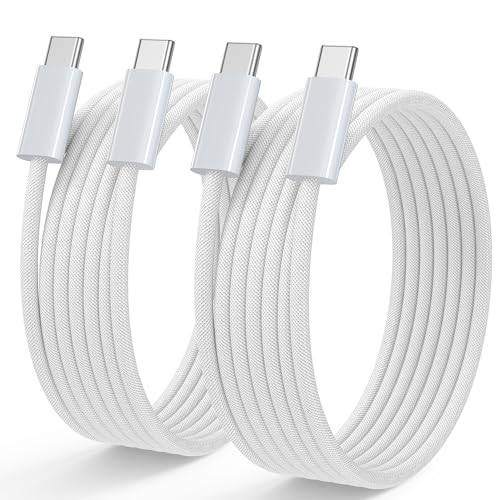 USB C Kabel 100W, iPhone 15 16 Ladekabel [2Stück 1M] USB C Schnellladekabel PD3.0 USB Typ C Ladekabel Für iPhone 15 16 Pro/Pro Max, iPad Pro/Air, Samsung S24/S23/S22, Typ-C-Geräten usw von NIBIKIA