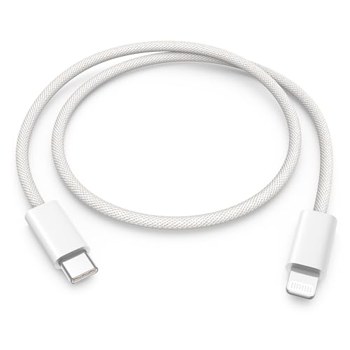 USB C Lightning Kabel Kurz, 30CM iPhone Ladekabel USB C [Apple MFi Zertifiziert] Power Delivery für iPhone 14 13 12 11 Pro/Pro Max, XS XR X, iPad Air von NIBIKIA