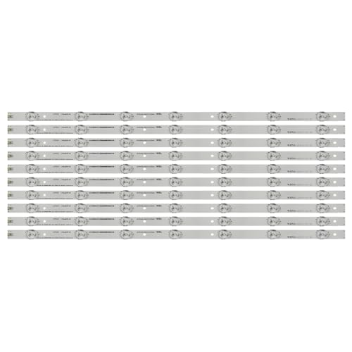 NIBOTT Kits 10PCS LED-Hintergrundbeleuchtungsstreifen 7 Lampen passend for Hisense_55 HD550DU-B52_10X7_3030C_V0_20151012 55H8C 55K3300UW H55m3300 H55M3000 von NIBOTT