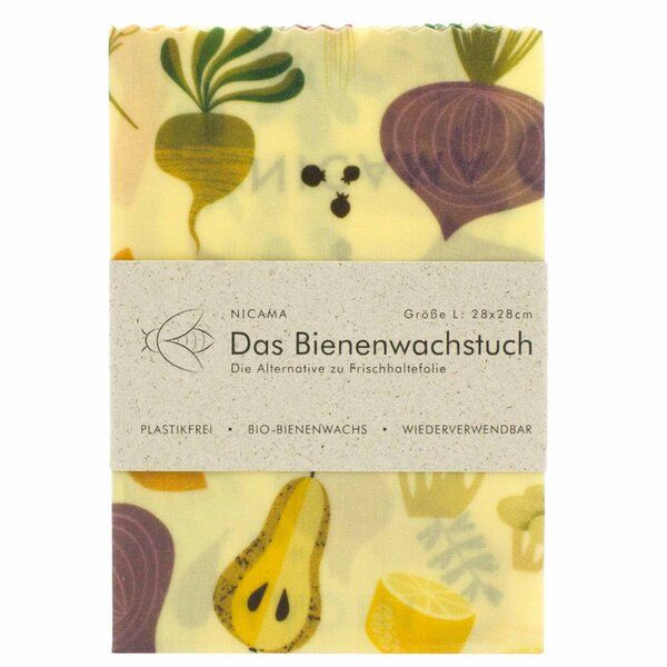 NICAMA Bienenwachstuch "Gesundes Gemüse" von NICAMA