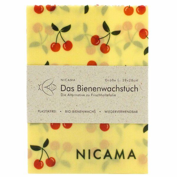 NICAMA Bienenwachstuch "Knackige Kirsche" von NICAMA