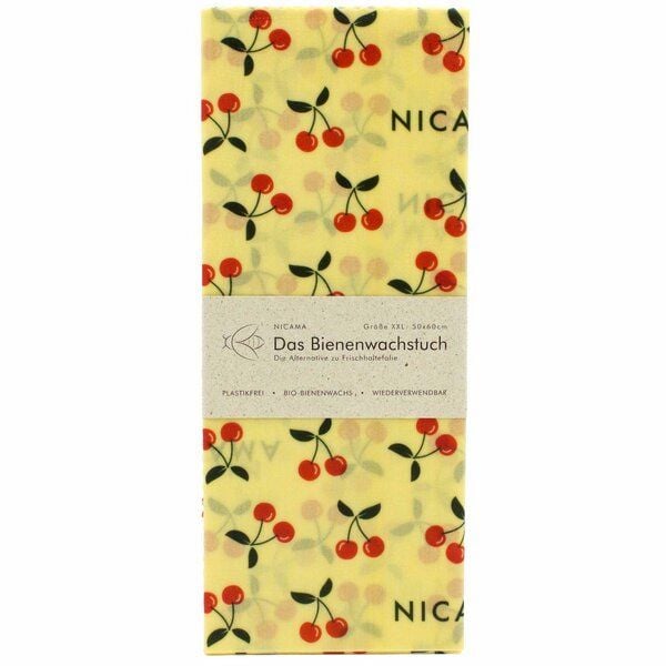 NICAMA Bienenwachstuch "Knackige Kirsche" von NICAMA
