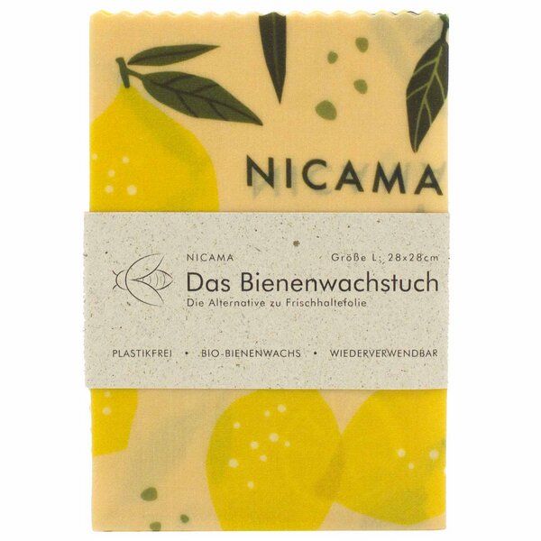 NICAMA Bienenwachstuch "Zittrige Zitrone" von NICAMA