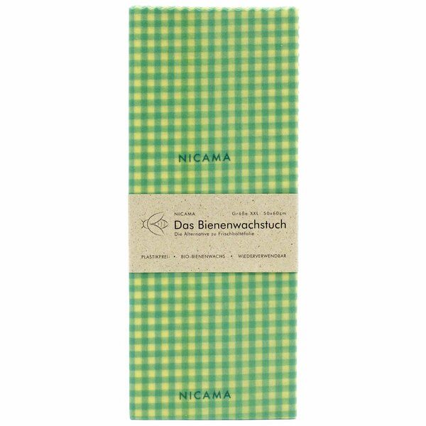 NICAMA Bienenwachstuch "klassisch grün" von NICAMA