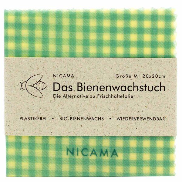 NICAMA Bienenwachstuch "klassisch grün" von NICAMA