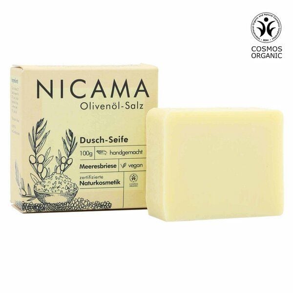 NICAMA Duschseife Olivenöl-Salz von NICAMA