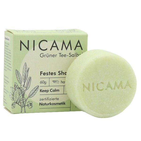 NICAMA Festes Shampoo Grüner Tee - Salbei NICAMA Festes Shampoo Grüner Tee - Salbei von NICAMA