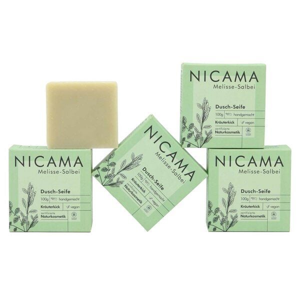 NICAMA Naturkosmetik Duschseife 4er-Set von NICAMA