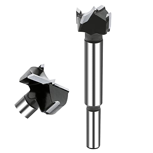 NICAVKIT Wolframstahl Forstnerbohrer 18mm, Professional Forstner bohrer Bit Holz Lochschneider, Holzbohrer Topfbohrer Kunstbohrer für Holz & Hartholz von NICAVKIT