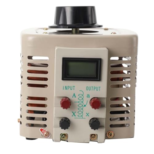 NICCOO 4A 2000W Ringkerntransformator 0-250V Stufenlos Regelbar Transformator Stelltransformator Stelltrafo Digital Control Trafo Ringkerntrafo NICCOO 4A 2000W Ringkerntransformator 0-250V Stufenlos Regelbar Transformator Stelltransformator Stelltrafo Digital Control Trafo Ringkerntrafo von NICCOO