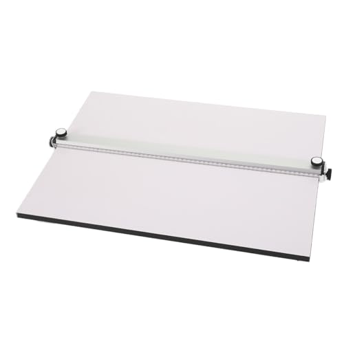 NICCOO Professionelles Zeichenbrett A2 Zeichenplatte Zeichentisch mit Parallel-Zeichenschiene für Architekten, Ingenieur und Studenten von NICCOO